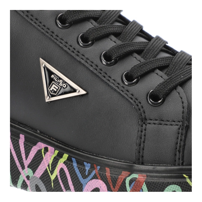 Tenisky Filippo - DP4480/24 BK MLT Czarny/Multikolor