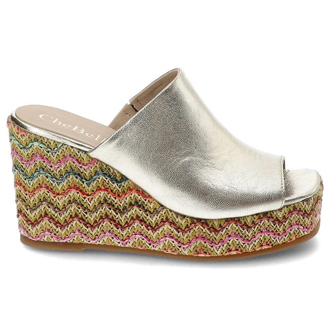 Šľapky Chebello - 4100_-454-000-PSK-S277 Złoty