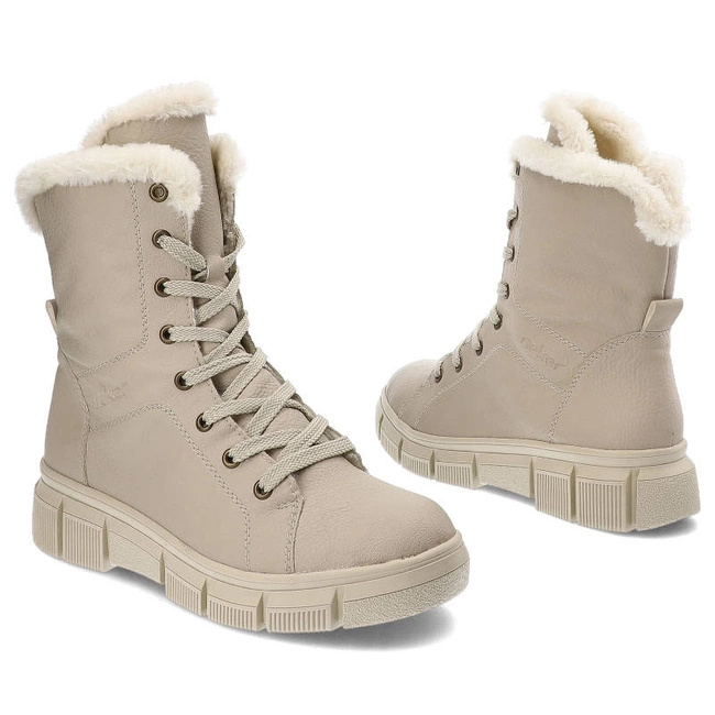 Členkové Topánky Rieker - X3402-60 Beige