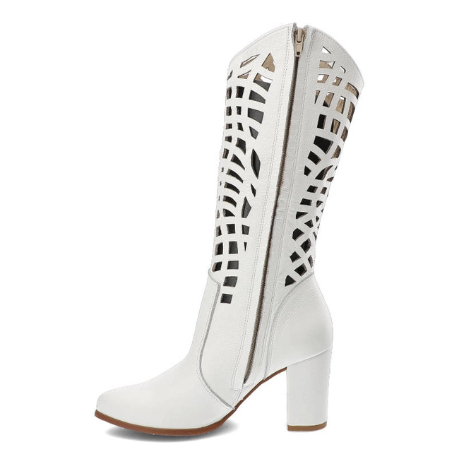 Čižmy Exquisite - 1423 Biały