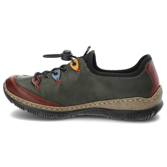 Poltopánky Rieker - N3271-54 Green Combination