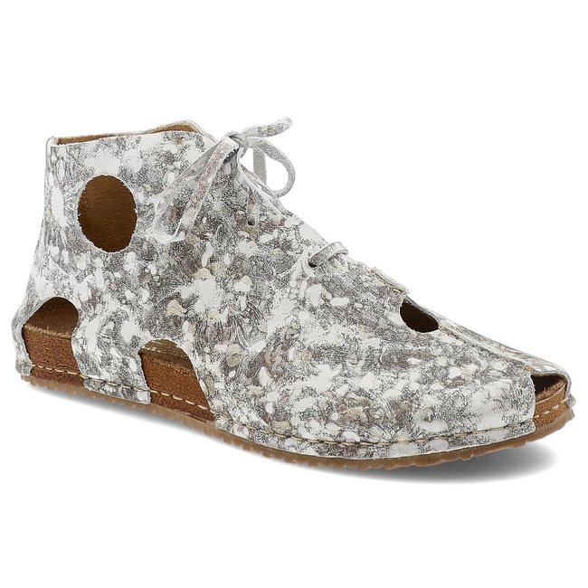 Šnúrovacie Členkové Topánky MACIEJKA - 03426-46/00-6 Miedziany Na Białym