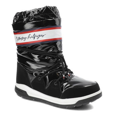 Snehule Tommy Hilfiger - T3A6-32436-1485999-Snow Boot Black 999