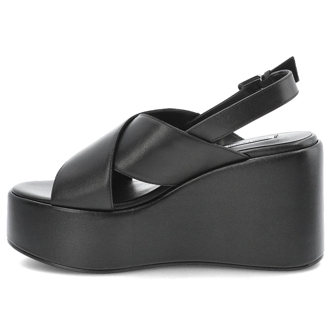 Sandále KARL LAGERFELD - KL33325 000 Black Lthr