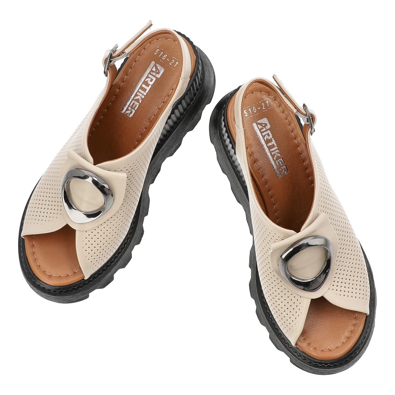 Sandále ARTIKER - 56C0111 Beige