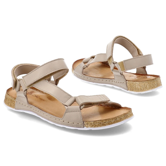 Sandále WASAK - 0782 Beż