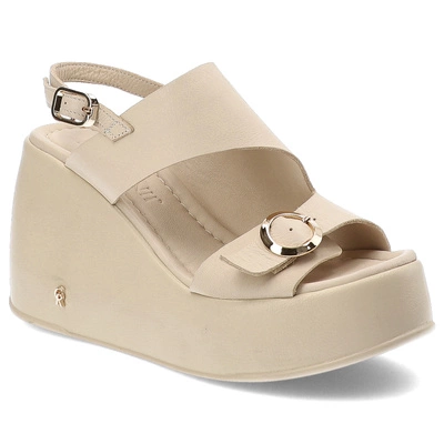 Sandále Carinii - B6441_-491-000-000-000 Beż