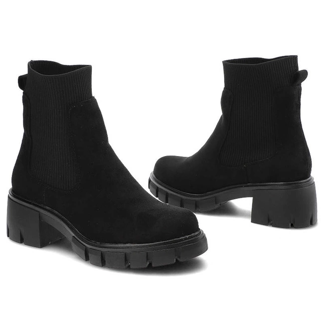 Členkové Topánky Filippo - DBT4222/22 BK Czarny
