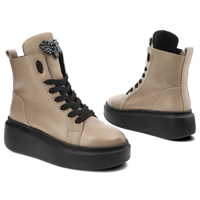 Členkové Topánky Karino - 4863/008-F C.Beż/Lico