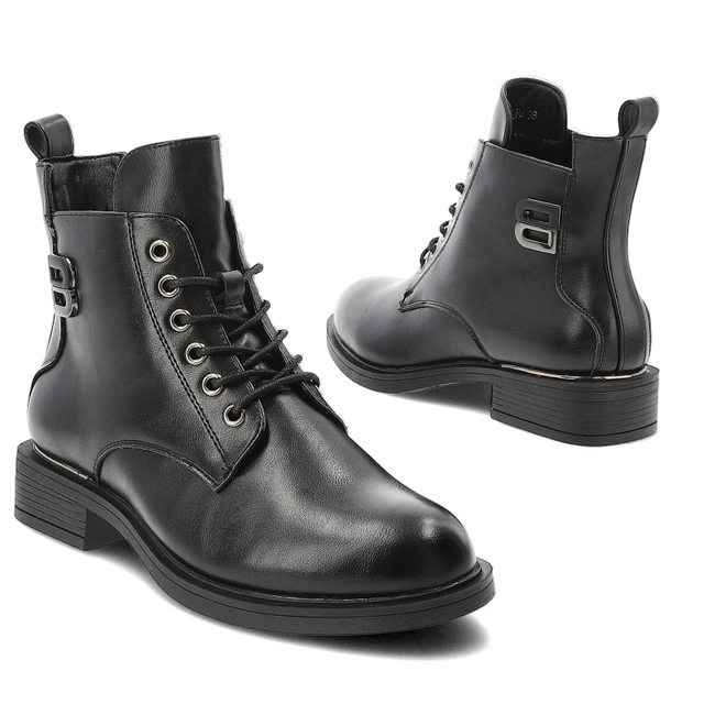 Členkové Topánky VINCEZA - 58571 BK PU Czarny