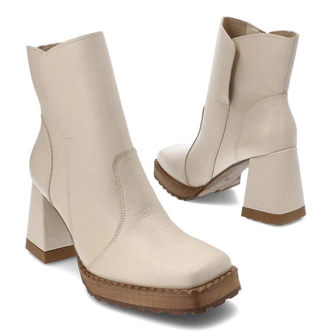 Členkové Topánky Armodo - 1466 Beż Groch