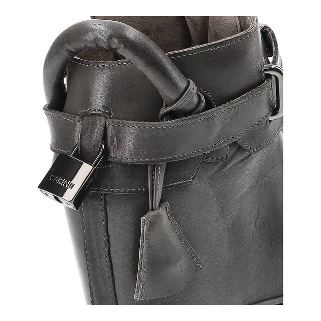 Tenisky Carinii - B3767_I38-000-PSK-B88 Szary