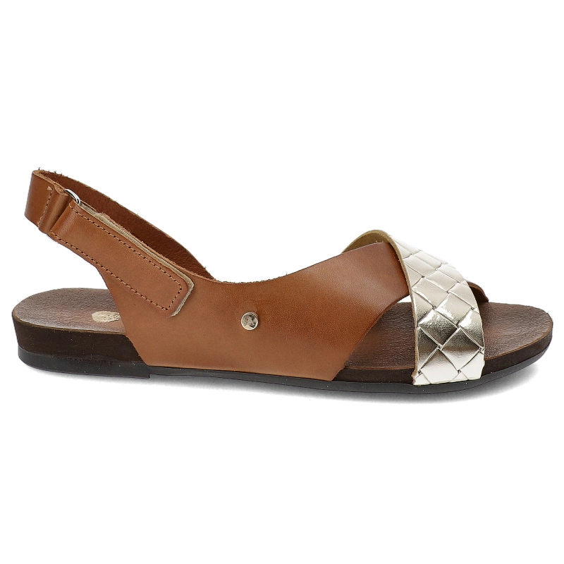 Sandále Armodo - 40141 Bf.Brąz+Bari Zł.