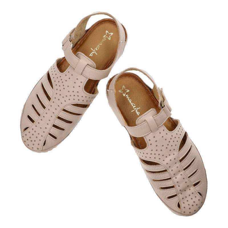 Sandále Maciejka - 6060A-04/00-5 Beż