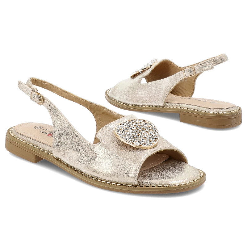 Sandále S.BARSKI - KV51-083 Lt.Gold