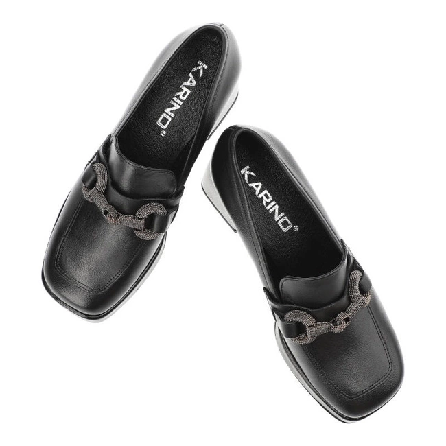 Poltopánky Karino - 4708/076-P Czarny/Lico