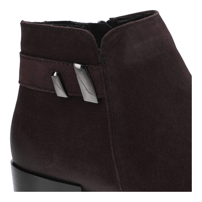 Členkové Topánky Gamis - 3512 Bordo Nubuk