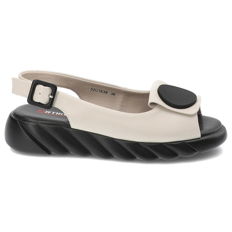 Sandále Artiker - 52C1639 Beżowy