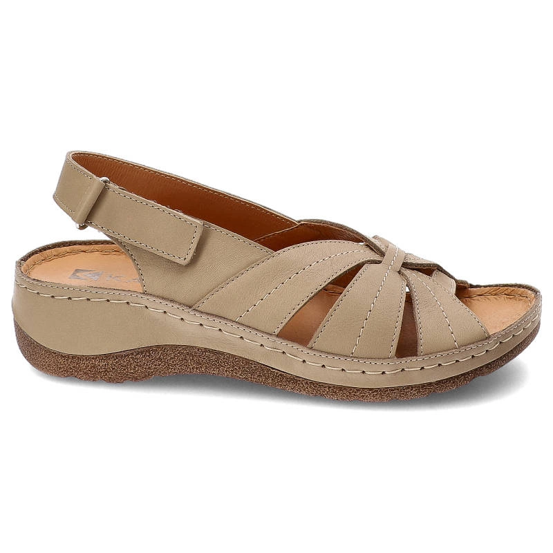 Sandále Kampa - K490 Beżowy 454