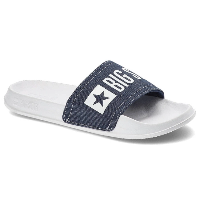 Šľapky Big Star - JJ174532 Biały/Granat