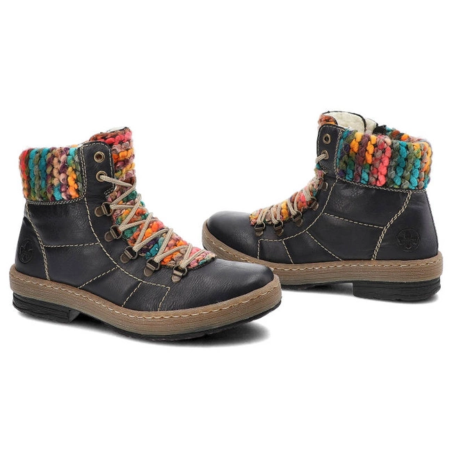 Členkové Topánky Rieker - Z6706-14 Blue Combination