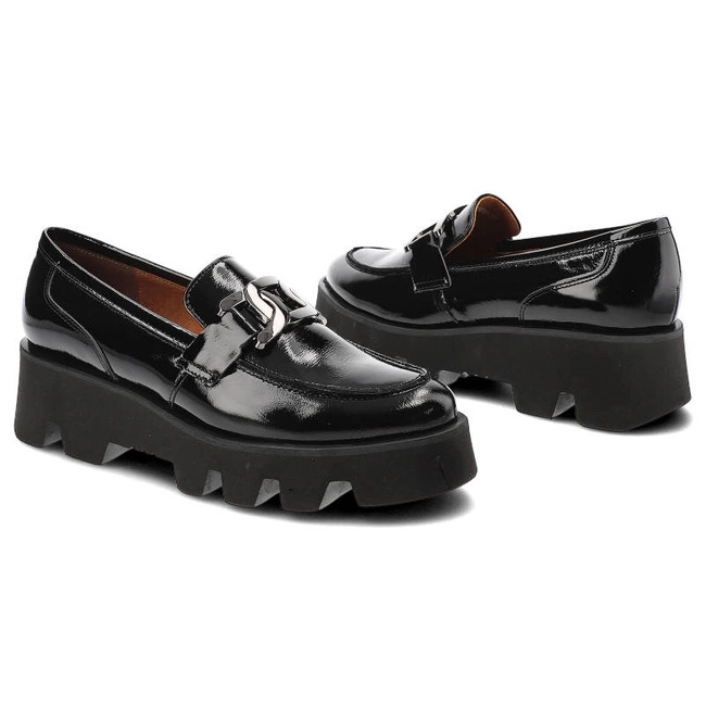 Poltopánky Karino - 4186/090-P Czarny/Naplak