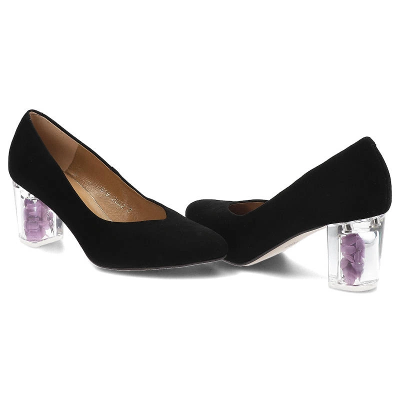 Lodičky Espirito - C919/1 Czarny Zamsz