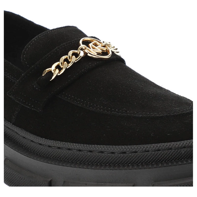 Poltopánky Karino - 4370/003-P Czarny/Welur