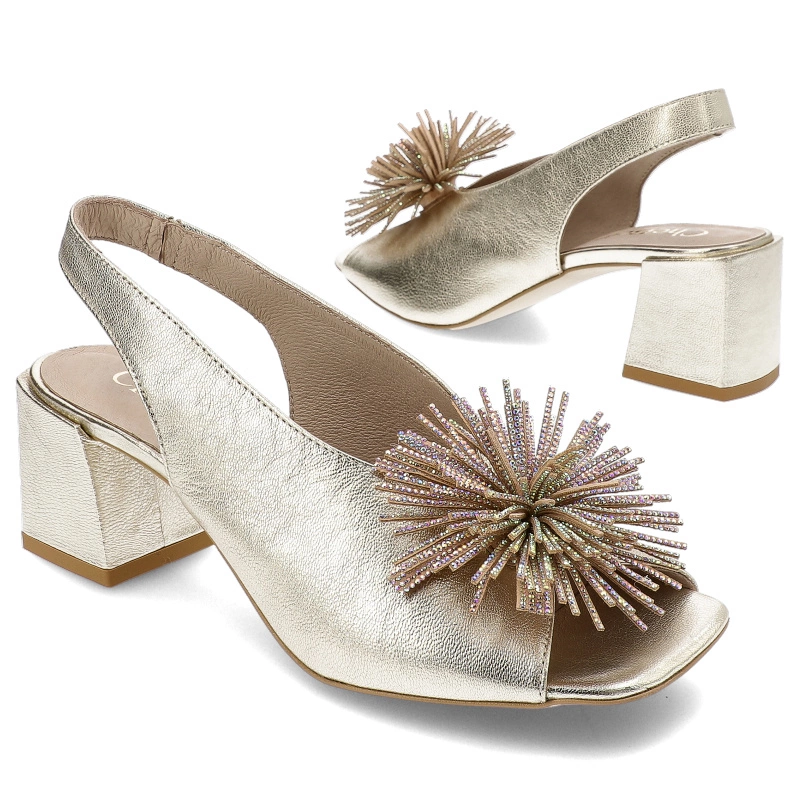 Sandále Chebello - 4385_-467-000-PSK-S182 Złoty