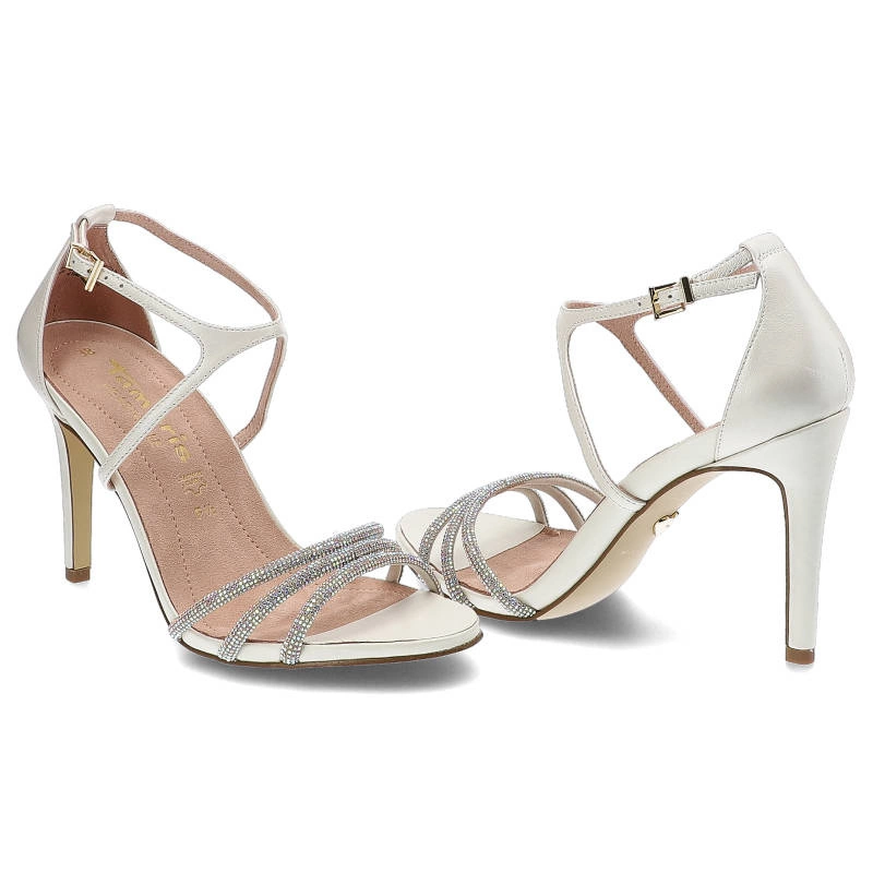 Sandále Tamaris - 1-28320-28 180 White Crystal