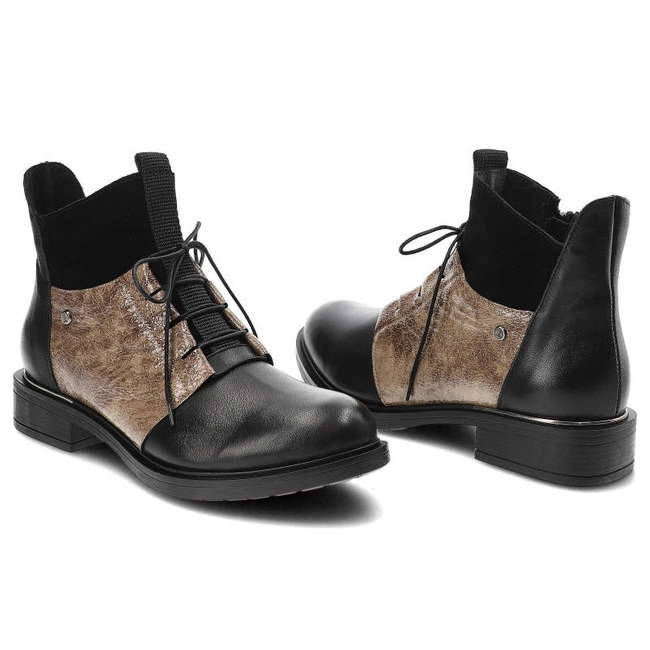 Členkové Topánky Lemar - 60343 M.Czarny+Capri+Taupe