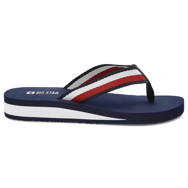 Šľapky Big Star - LL274779 Granat