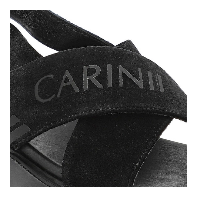 Sandále Carinii - B8004_-H20-000-000-F17 Czarny