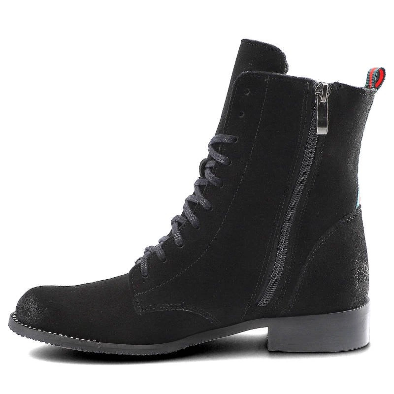 Členkové Topánky Pro-Moda - 2315 Czarny Welur 028