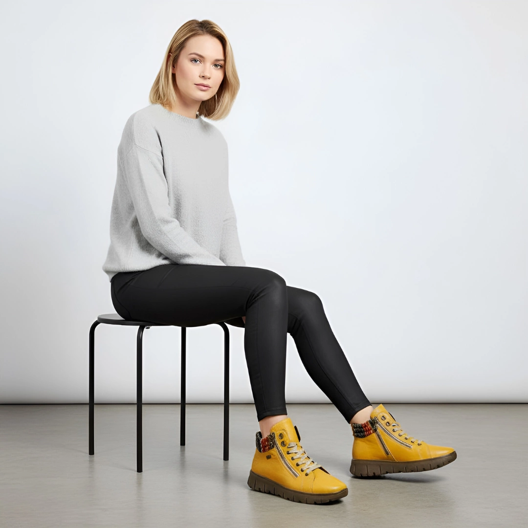 Členkové Topánky RIEKER - N1305-68 Yellow