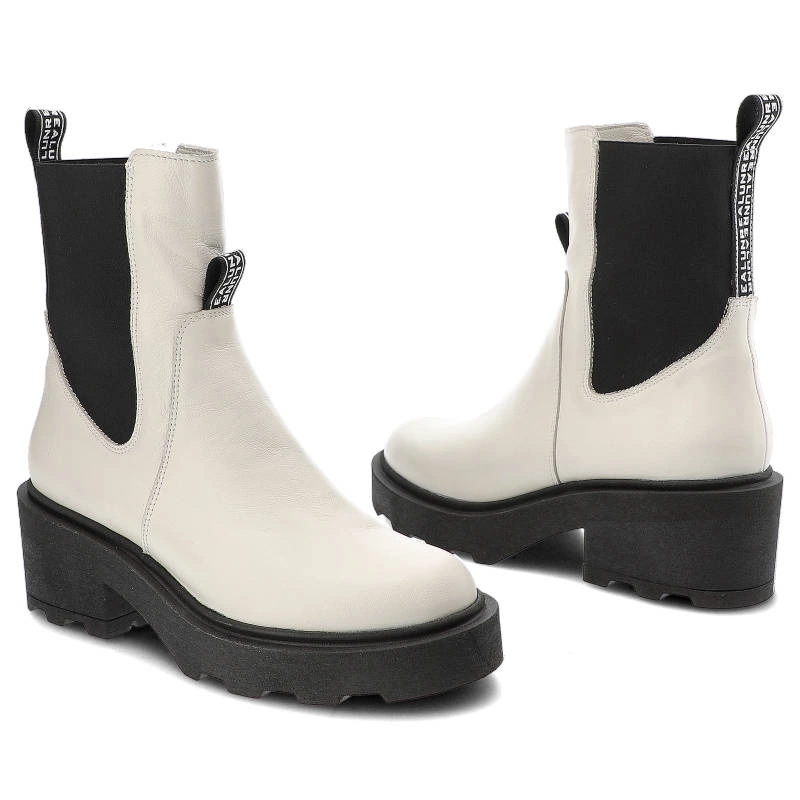 Členkové Topánky Simen - 5515A Of White