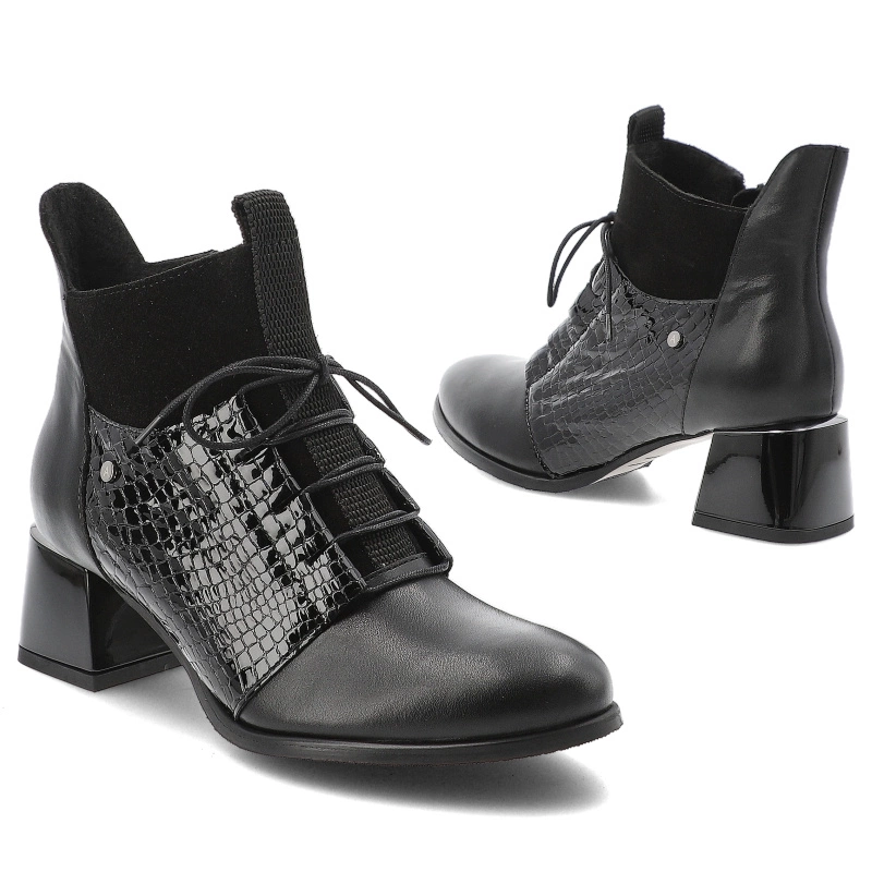 Členkové Topánky ARMODO - 60503 S.Czarny+Matrix+W