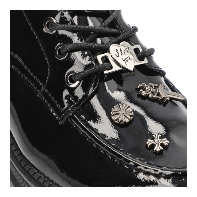 Poltopánky Filippo - DP6459/24 BK L Czarny Lakier