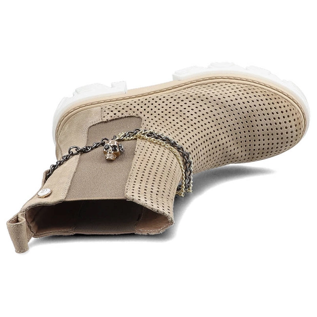 Členkové Topánky Carinii - B7023_-O17-000-000-E37 SDWE1553/1 Beż