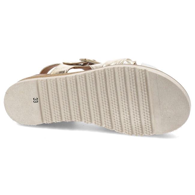 Sandále Artiker - 52C0846 Złoty/Biały
