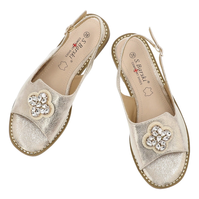 Sandále S.BARSKI - KV51-080 Lt.Gold