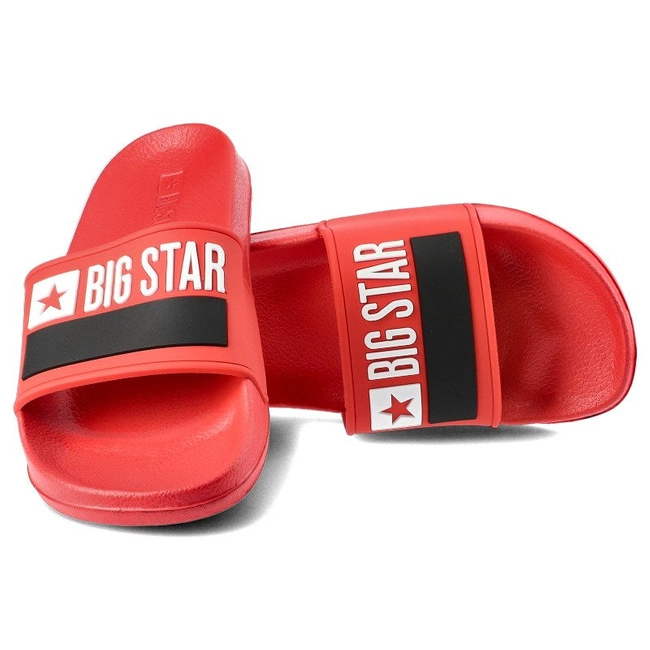 Šľapky Big Star - GG274A048 Czerwony