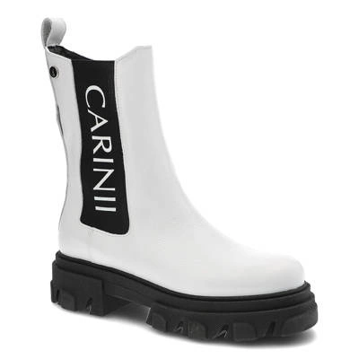 Členkové Topánky Carinii - B8020_-I81-000-000-E33 Czarny/Biały