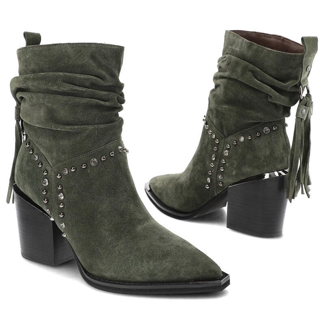 Členkové Topánky Alma en Pena - I23303 Crosta Khaki