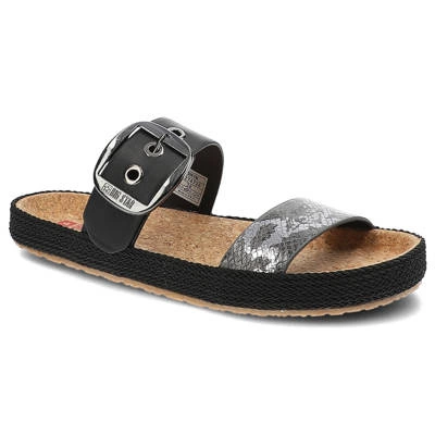 Šľapky Big Star - JJ274726 Czarny Wąż