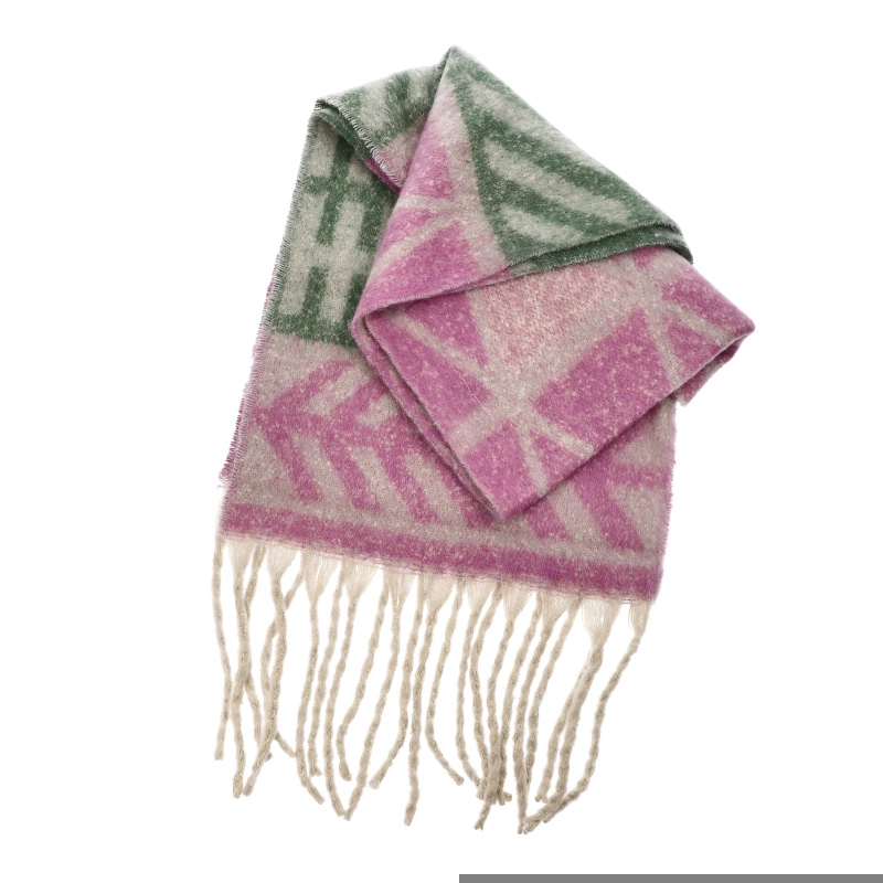 Šál Pepe Moll - 242810 Bufanda Mauve/Green