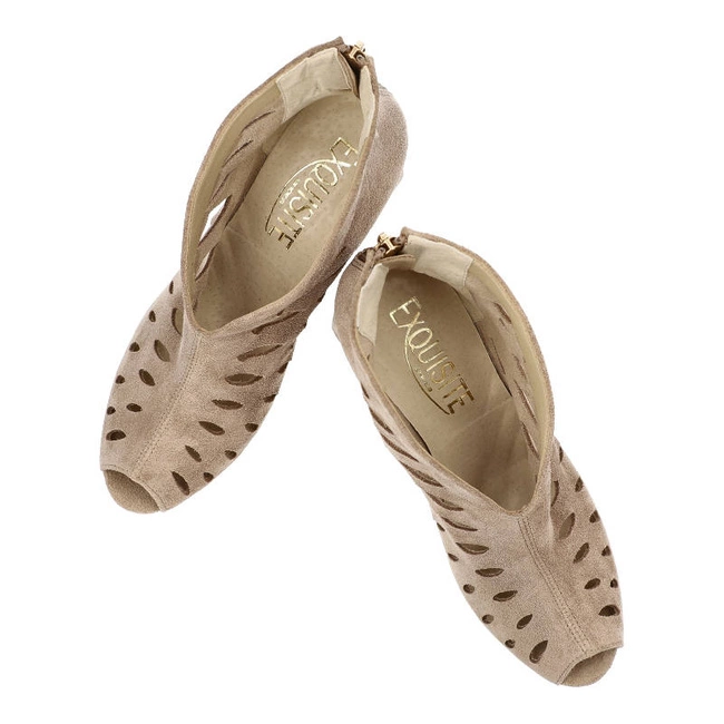 Členkové Topánky Exquisite - 1433 Beż.Wel