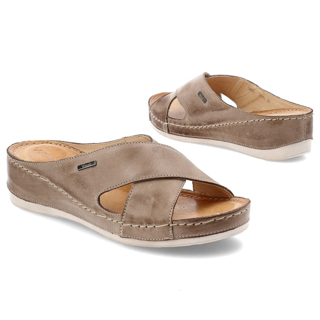 Šľapky WASAK - 0409 Cappuccino