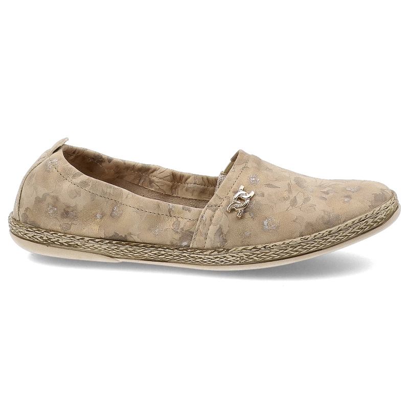 Poltopánky ARMODO - 10177 Kwiaty Beż