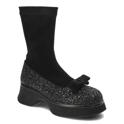 Členkové Topánky Sca'viola - S-288 Black